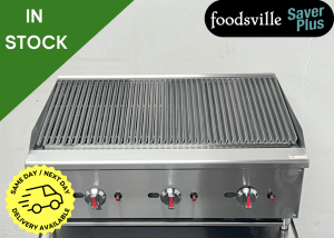 NEW Foodsville Saver Plus 900mm Countertop Chargrill – Available on Natural Gas or LPG
