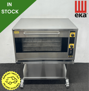 Used Eka 900mm Steam Combi Bakery Oven, On Mobile Stand - 13 Amp Plug in & Go!
