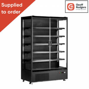 NEW 1310mm 2 Door Frameless Multideck, On Wheels