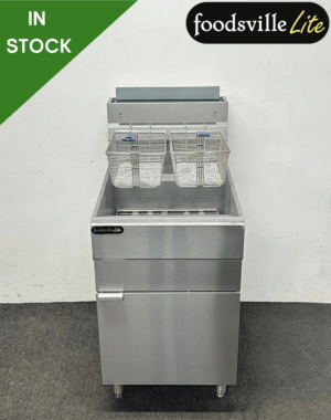 NEW Foodsville Lite 535mm One Pan Two Basket 5 Burner Fryer - Available On Natural Gas Or LPG