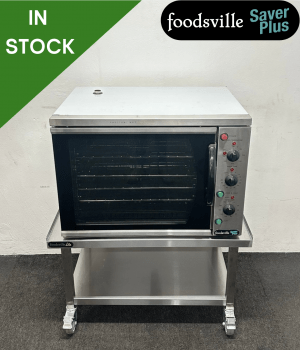 Hardly Used Foodsville Saver Plus 1/1 GN Countertop Convection Oven On New Mobile Stand - 13 Amp Plug In & Go! (Used For 4 Weeks!)