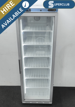 SuperClub Hire: NEW Foodsville Lite Upright Glass Display Freezer