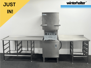 Used Winterhalter GS501 Pass Through Dishwasher With Entry & Exit Table - 3 Phase Electric