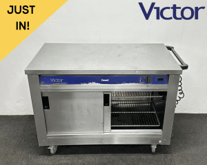 Used Victor 1285mm Hot Cupboard, On Wheels - 13 Amp Plug In & Go!
