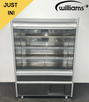 Used 1250mm Williams Gem Multideck Display Fridge, On Wheels