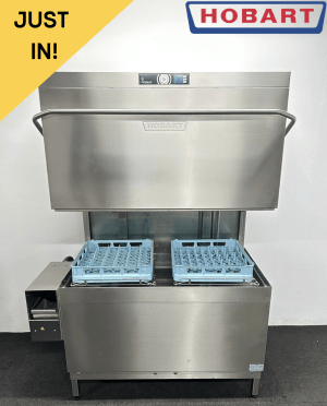 Used Hobart Premax AUPT-10A Double Pass Through Dishwasher - 3 Phase Electric