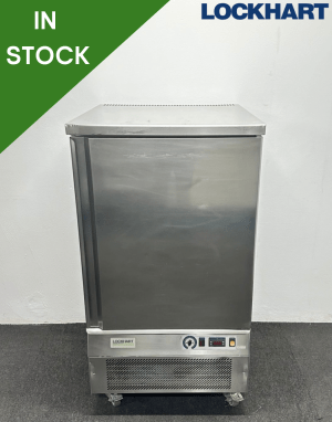Used Lockhart 10 x 1/1 GN Stainless Steel Blast Chiller & Freezer, On Wheels - Includes Trays!