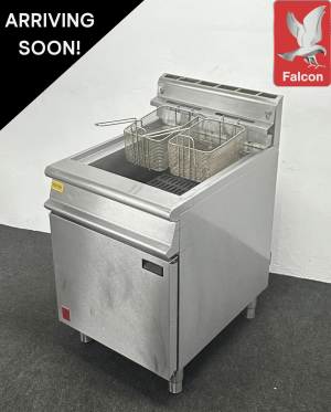 Used Falcon Dominator Single Tank Twin Basket Fryer, On Wheels - Natural Gas