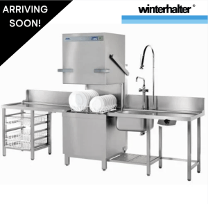Used Winterhalter GS501 Pass Through Dishwasher With Entry Sink & Exit Table - 3 Phase Electric