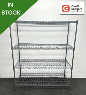 Used 1500mm 4 Tier Chrome Racking