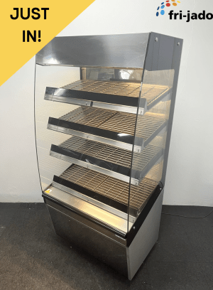 Used Fri-Jado 920mm Curved Glass Heated Display Cabinet, On Wheels