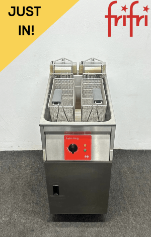 Used FriFri Super Easy 412 Single Pan Double Basket Fryer - 3 Phase Electric