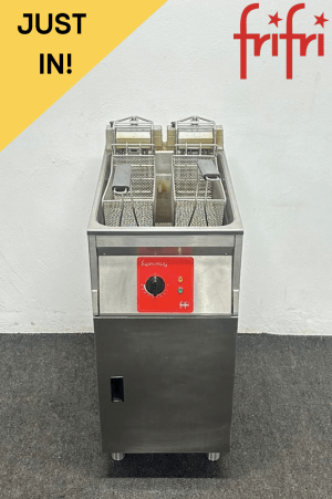 Used FriFri Super Easy 412 Single Pan Double Basket Fryer - 3 Phase Electric