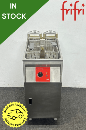 Used FriFri Super Easy 412 Single Pan Double Basket Fryer - 3 Phase Electric