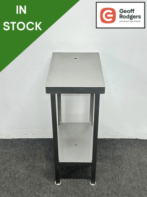 Used 350mm Stainless Steel Centre Table With Undershelf