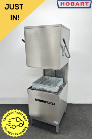 Used Hobart Ecomax Pass Through Dishwasher  – 3 Phase Electric