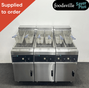 NEW Foodsville Saver Plus Four Pan Six Basket Fryer - Single Phase Electric