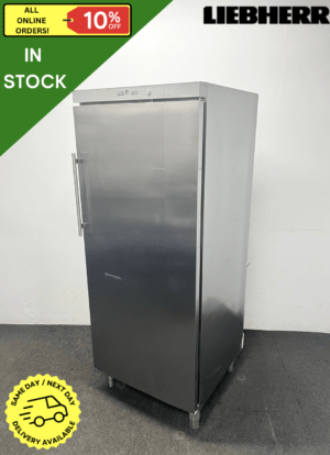 Used Liebherr 580 Litre Upright Stainless Steel Fridge