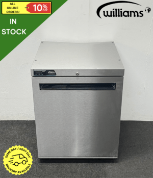 Used Williams 135 Litre Stainless Steel Undercounter Fridge