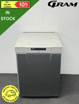 Used Gram 125 Litre Stainless Steel Undercounter Fridge