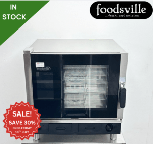 NEW Foodsville Fan Assisted 5 Grid Steam Combi Oven – Three Phase Electric