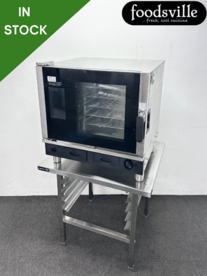 NEW Foodsville Fan Assisted 5 Grid Steam Combi Oven, On Racking Stand – Three Phase Electric
