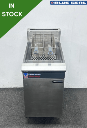 Used Blue Seal Single Tank Twin Basket Fryer - LPG (Propane Gas)