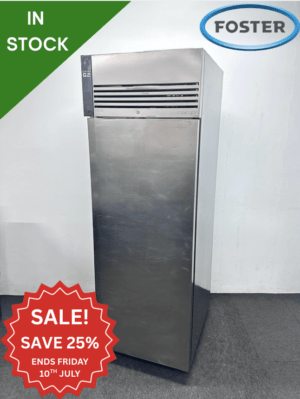 Used Foster Eco Pro G2 600 Litre Upright Fridge, On Wheels