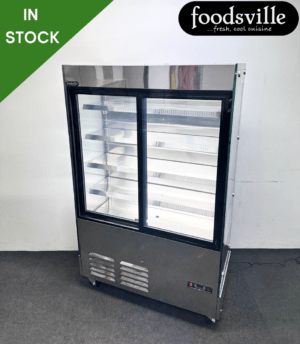 NEW Foodsville 1200mm 580 Litre Closed Multideck Display Fridge, On Wheels