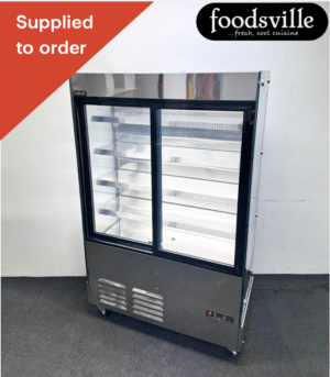 NEW Foodsville 1200mm 580 Litre Closed Multideck Display Fridge, On Wheels