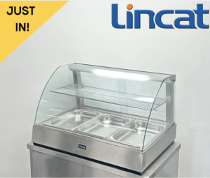 Used Lincat 1085mm Heated Countertop Glass Display Case