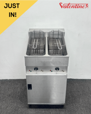 Used Valentine V2525 Twin Pan Twin Basket Fryer - 3 Phase Electric
