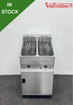 Used Valentine V2525 Twin Pan Twin Basket Fryer - 3 Phase Electric