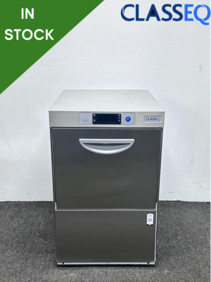 Used Classeq 400mm Basket Stainless Steel Glasswasher / Dishwasher With Drain Pump - Single Phase Electric