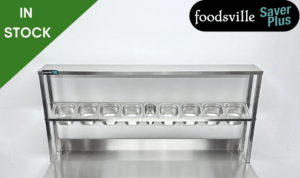 NEW Foodsville Saver Plus 1500mm Garnish Rail - Includes G/N Containers & Lids!