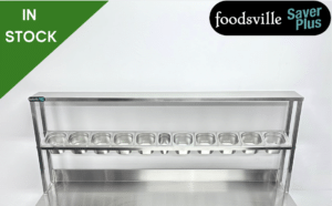 NEW Foodsville Saver Plus 1800mm Garnish Rail - Includes G/N Containers & Lids!