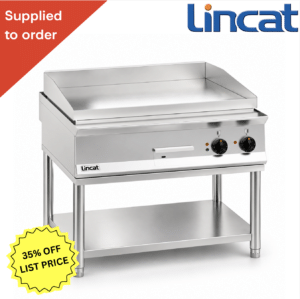 New Lincat Opus OE8206 900mm Griddle, On Stand - 3 Phase Electric